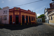 Photographs of the town of Olinda in the state of Pernambuco in Brazil