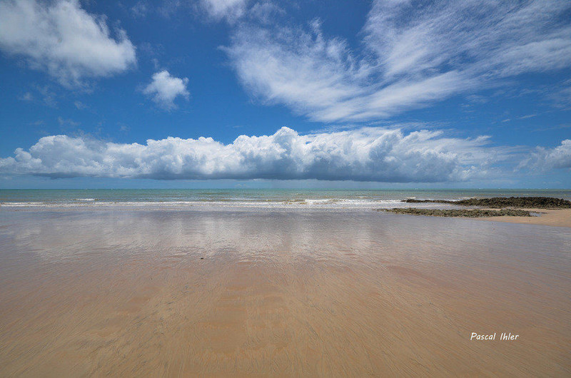 Photograph of the beachs of Cumuruxatiba - Bahia State