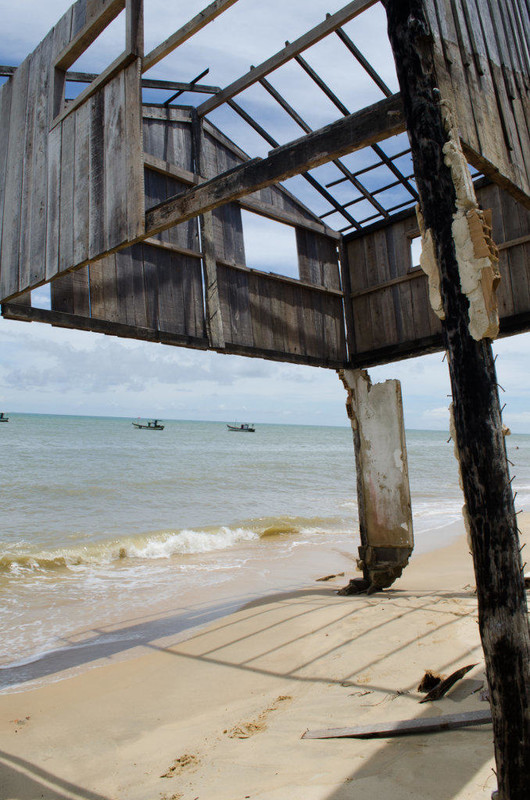 Photograph of the beachs of Cumuruxatiba - Bahia State