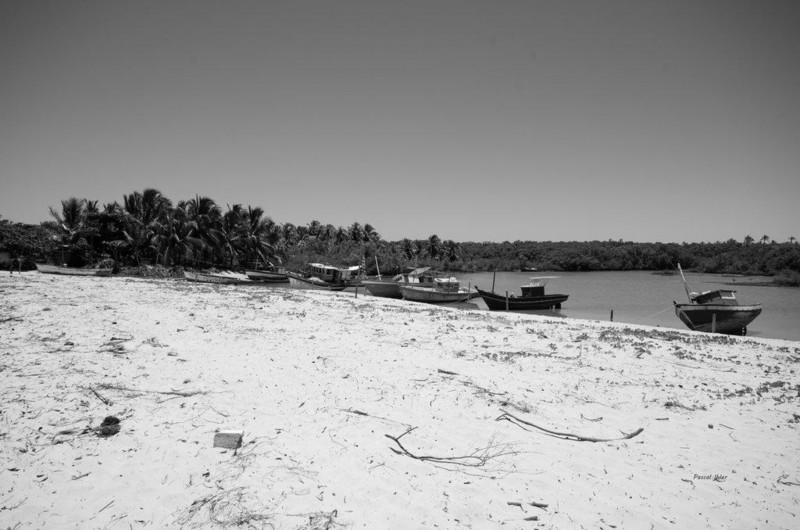 Photograph of the beachs of Cumuruxatiba - Bahia State