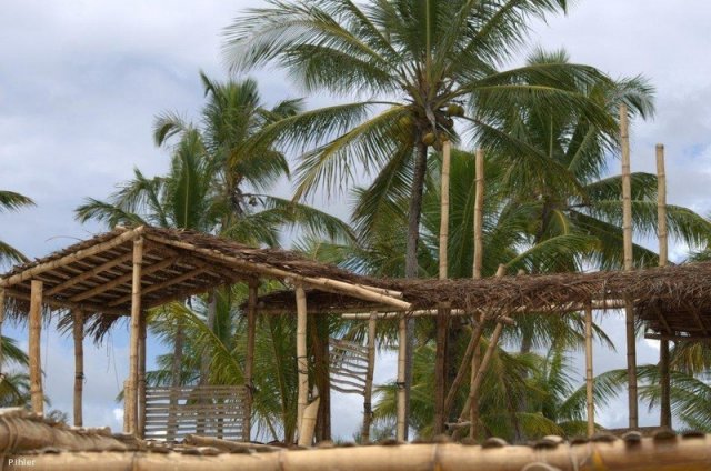 Pratigi beach near the small town of Itubera